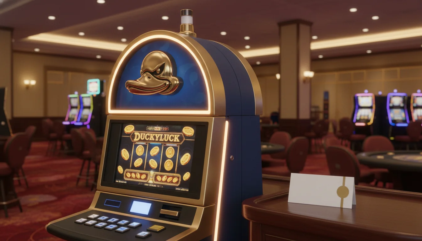 Mobile casino layout on a smartphone